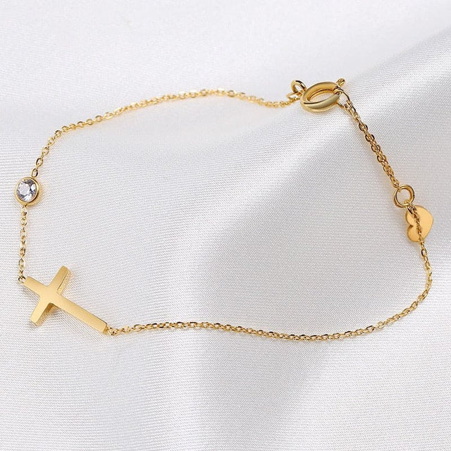 Cross bracelet for women