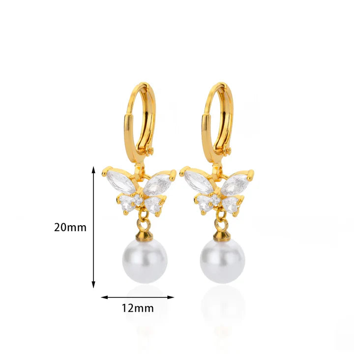 Forever butterfly" earrings