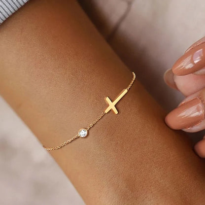 Cross bracelet for women