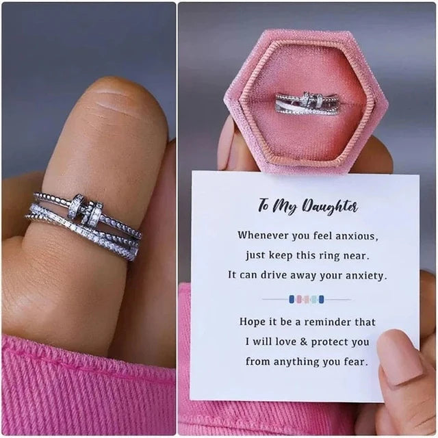 To my daughter - fidget ring