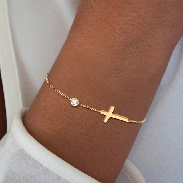 Cross bracelet for women