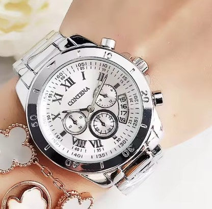 Rose gold luxury watch for women