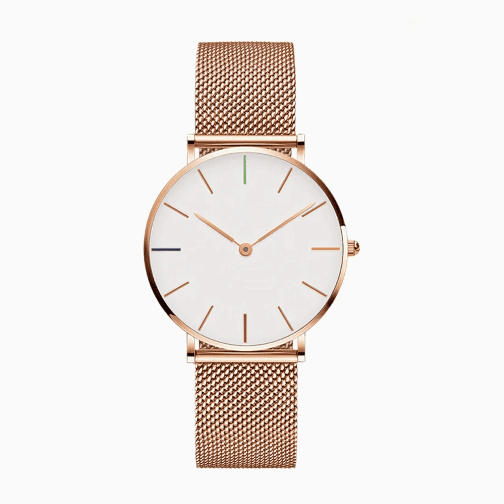 EleganceRose - Women's Top Brand Quartz Watch with Waterproof Design