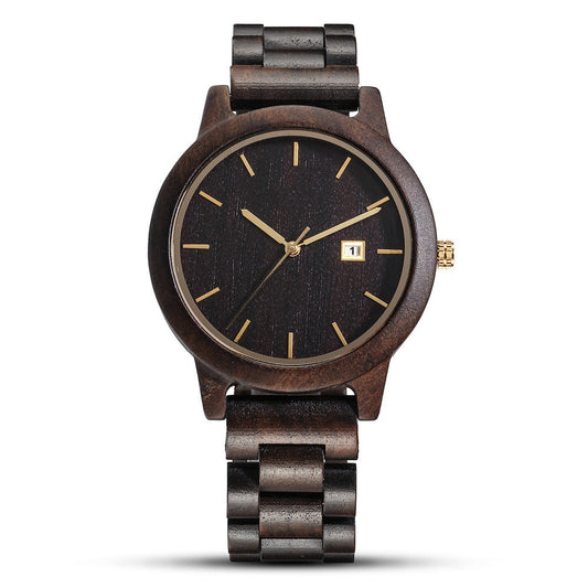 Sandal Wood Mens Quartz Watch