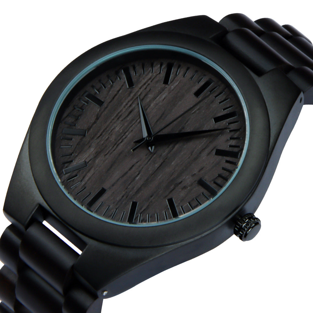 Custom Engraved Mens Wood Watch