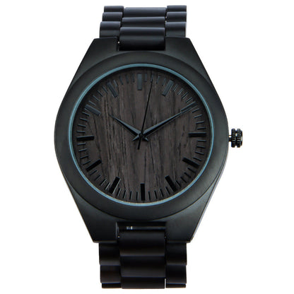 Custom Engraved Mens Wood Watch