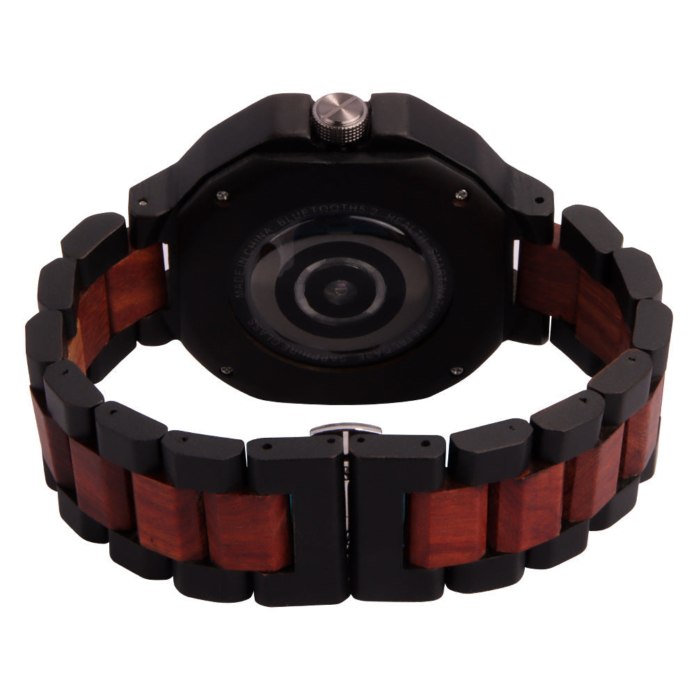 Mens Wooden Smart Watch