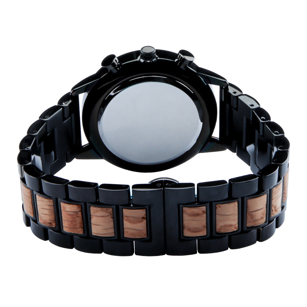 Customized Mens Wood Watch Multifunctional