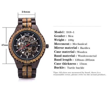 Automatic Real Gears Multifunctional Watch for Men