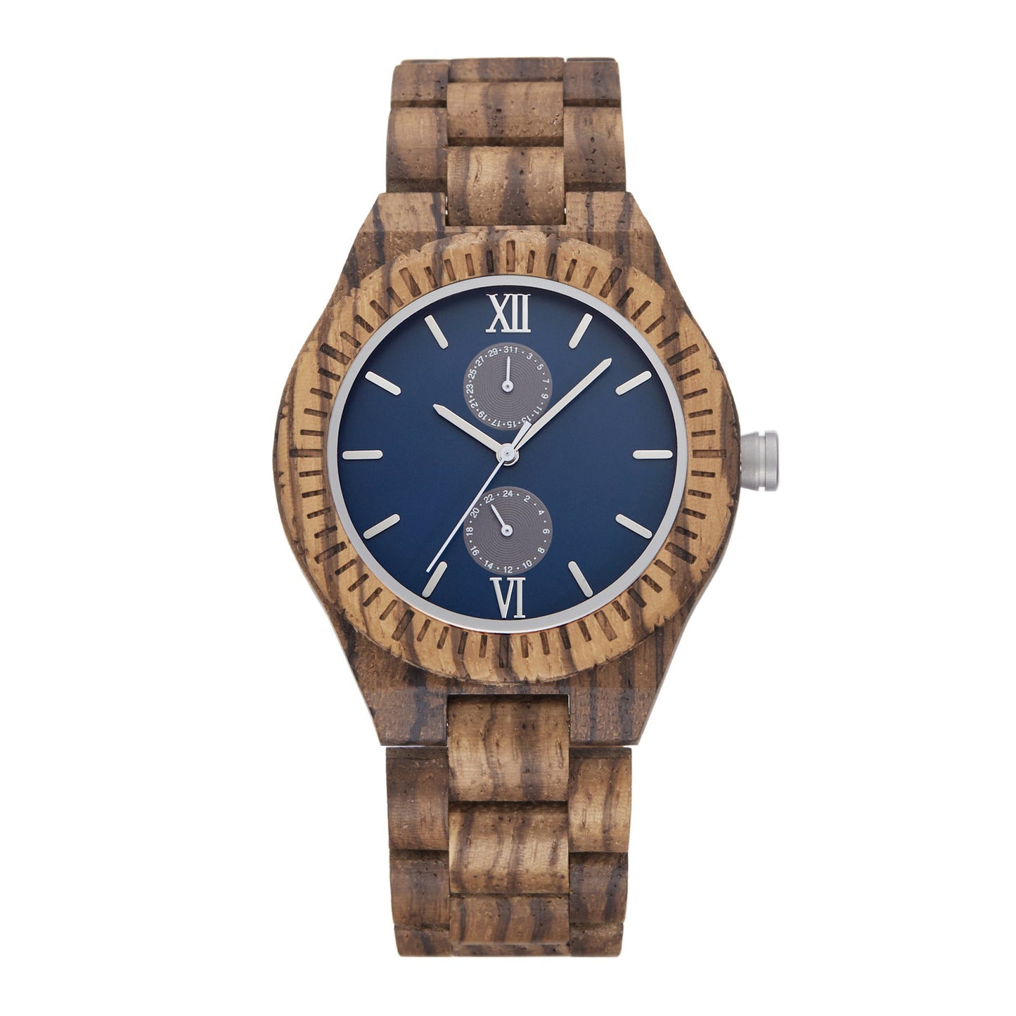 Mens Wooden Elegant Watch with Custom Engraving